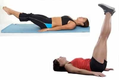 love handles Leg Flutters exercise